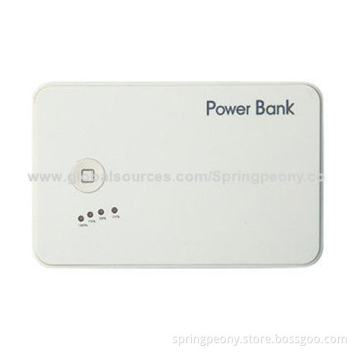 6,000mAh Power Bank with USB2.0, LED Flashlight, Power Supply & Mobile Charger
